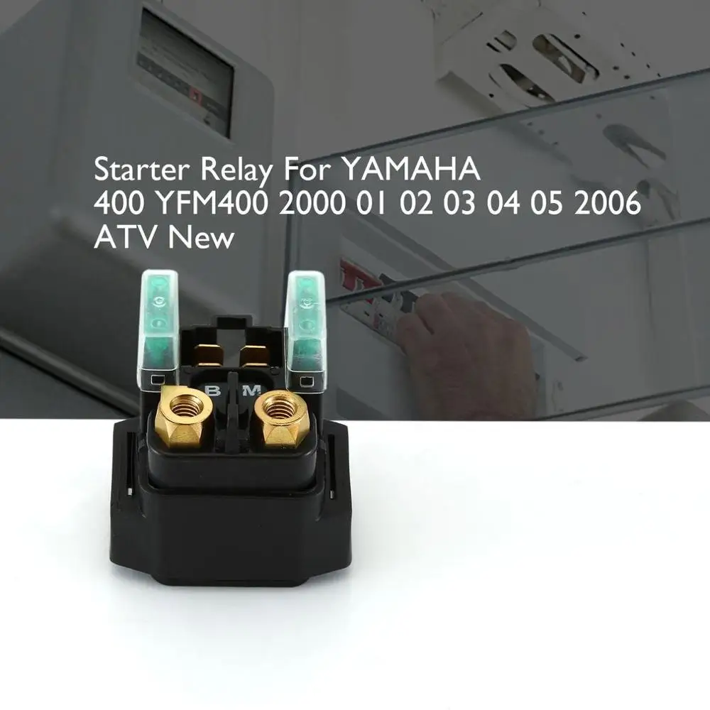 Starter Relay Solenoid For YAMAHA for KODIAK 400 YFM400 2000 01 02 03 04 05 2006 ATV Square Plug 30A Normal | Автомобили и
