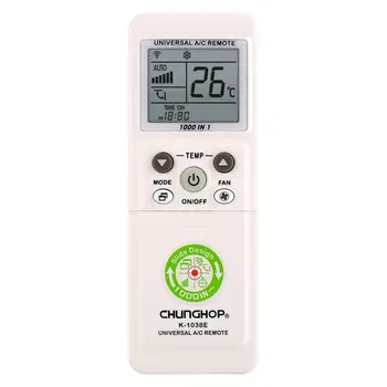 

CHUNGHOP K-1038E Universal A/C Remote White