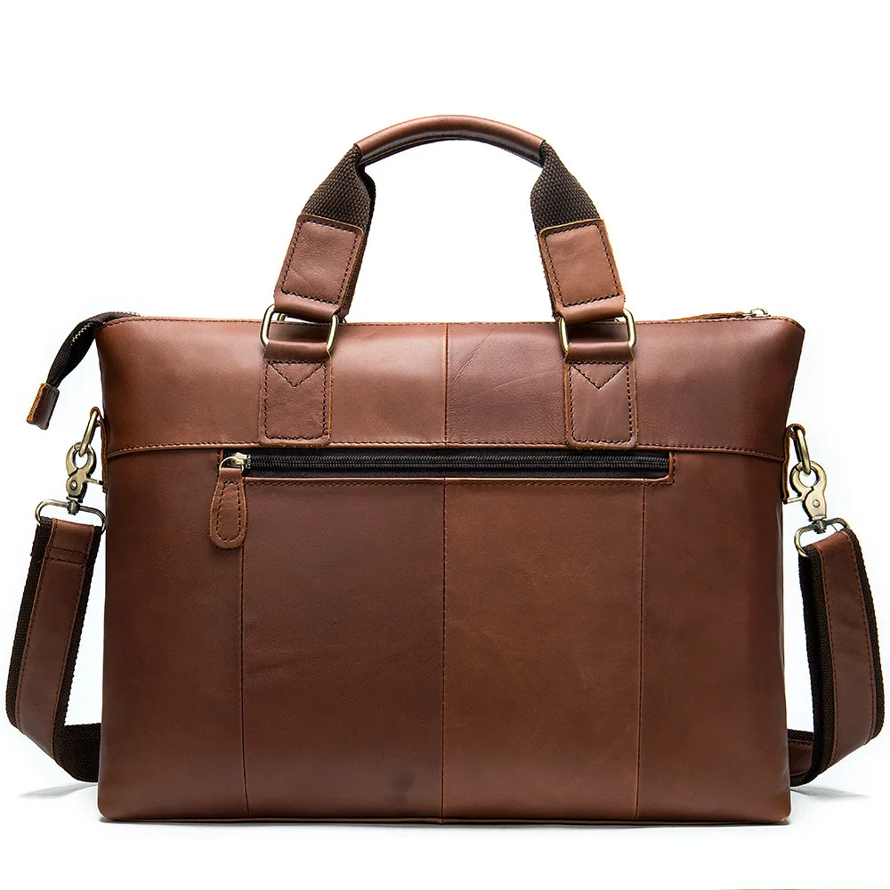 

2020 Man Briefcase Business Affairs Leisure Time Single Shoulder Layer Cowhide Handbag Male genuine leather messenger bag men
