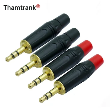 

10pcs/lot 3.5mm 3 Poles Stereo Male Plug Gold Plated Soldering 3 Pins 3.5mm Stereo Plug DIY Headphone Jack Wire Connector