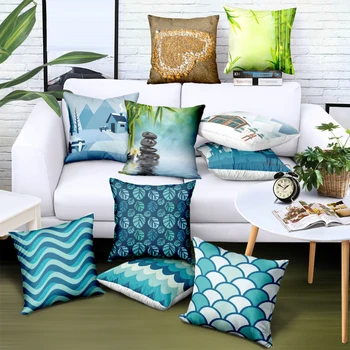 

Nature style pillowcase simple fashion living room sofa car cushion comfort pillow pillowcase 45*45cm