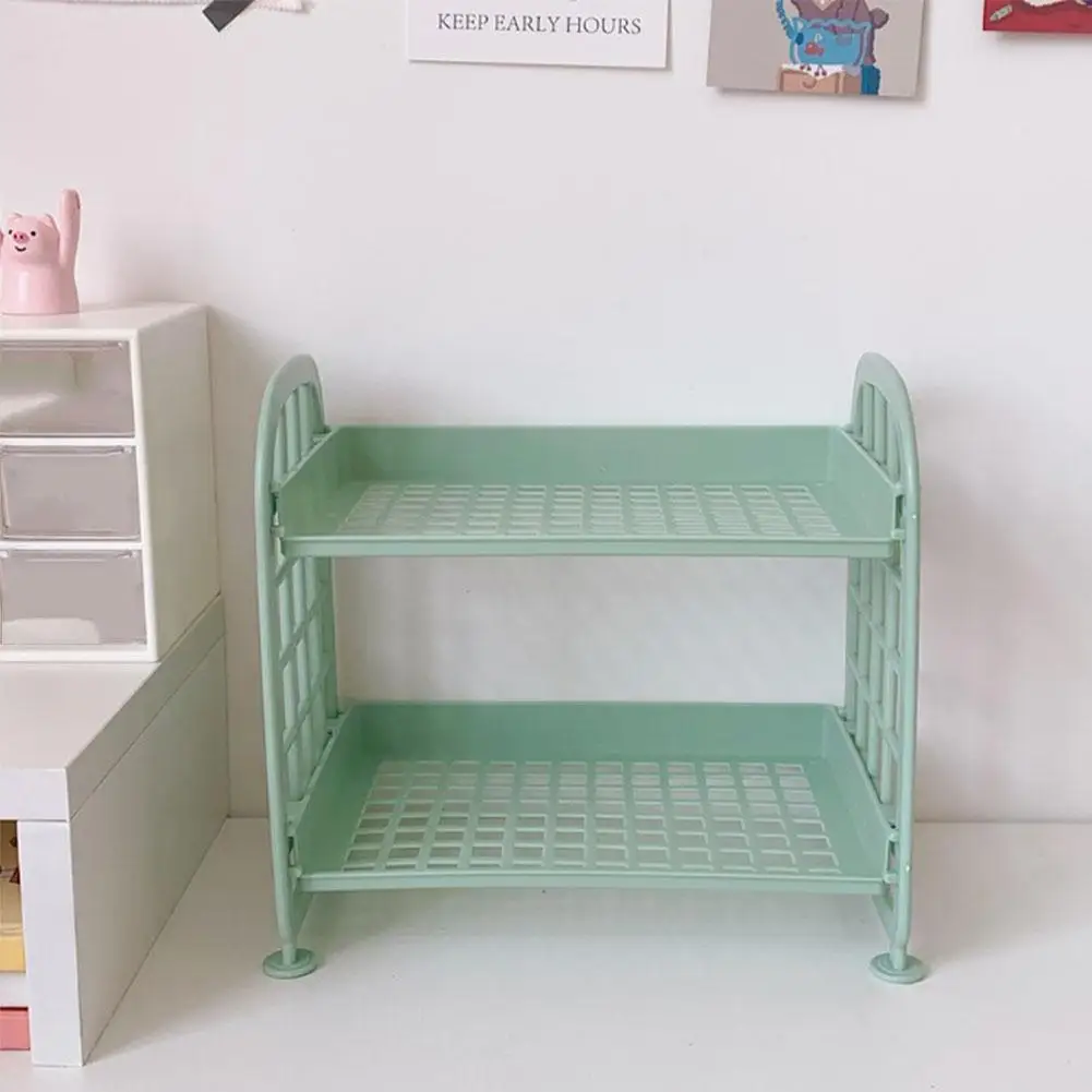 2 Layer Cosmetic Brush Pencil Storage Korean Cute Rack Rack Stationery