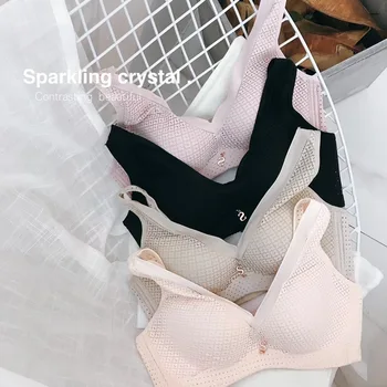 

Sylvia Sexy Lace Underwear Non-Steel Ring Comfortable Soft Skin Cotton Large Bust Significantly Smaller Women's Large Size Bra