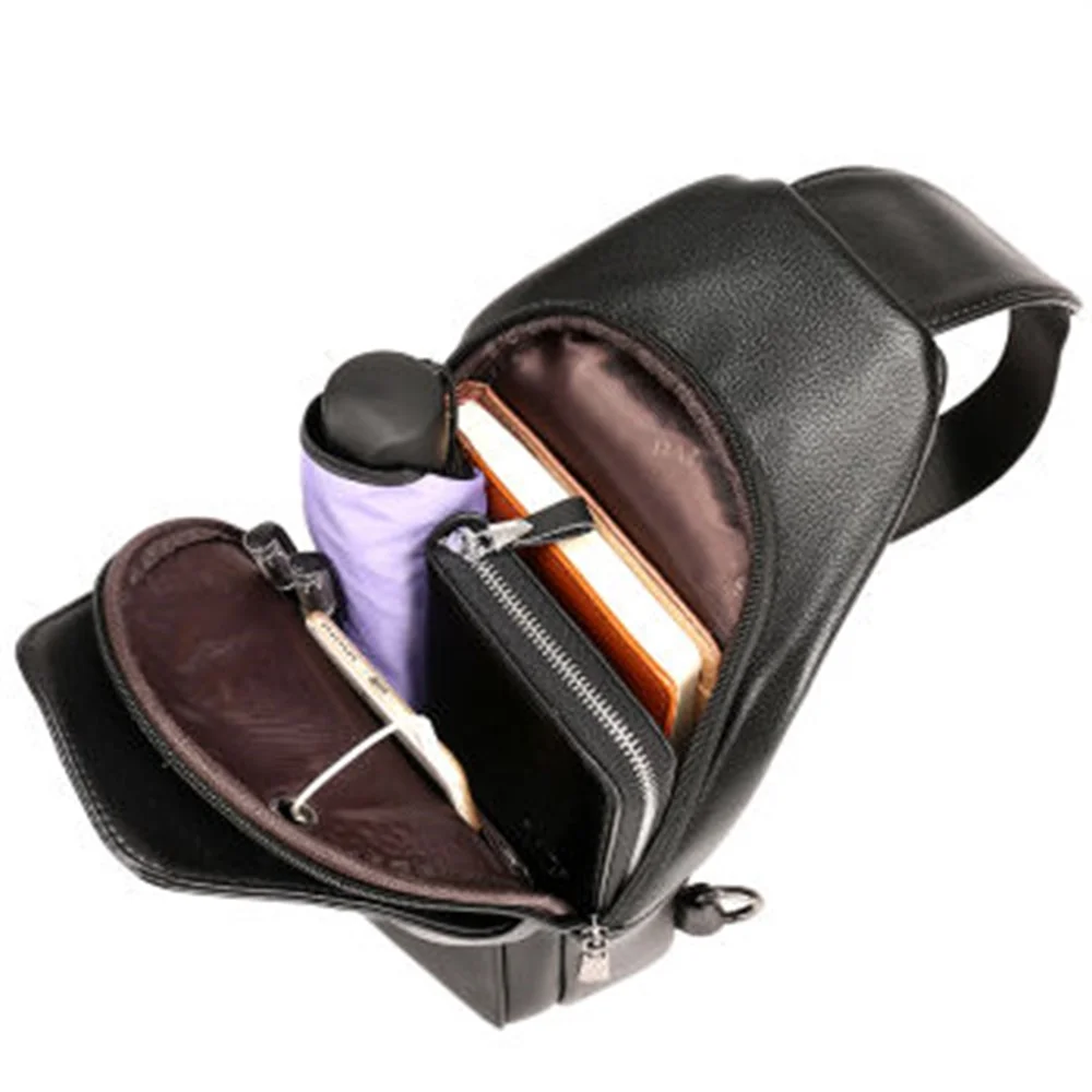 SPORTSHUB Multifunctional Soft Leather Outdoor City Jogging Bags Sport Exercise GYM Phone Bags Men SB0007