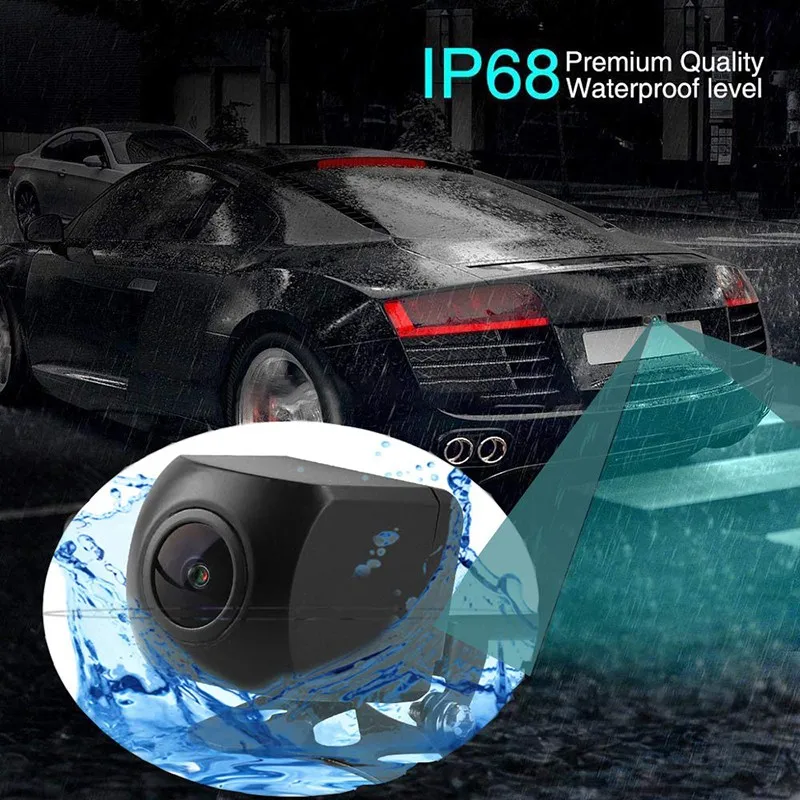HD Any Car Auto Rear View Camera Car Back Reverse Camera Fish Eyes Night Vision HD Parking Assistance Camer 170 Degree Angle