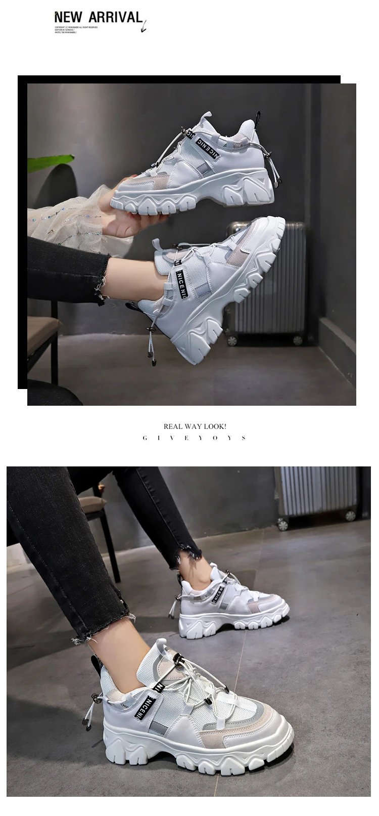 Mhysa Autumn Winter New designer Women Sneakers casual Shoes White Shoes Woman Fashion Platform Sneakers zapatillas mujer