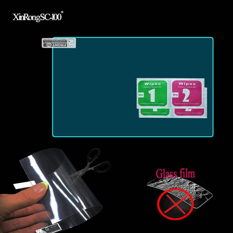 2 uds 6 6,5 7 8 9 suave claro Protector de pantalla película protectora para 6 6,5 7 8 9 GPS de coche en pulgadas Radio de navegación Multimedia