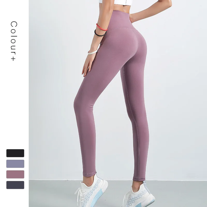 

Yoga Pants Female High Wist Lulu Yoga Fitness Leggings Fitness Leggings Hip Running Fitness Pants seamless leggings Sportswear