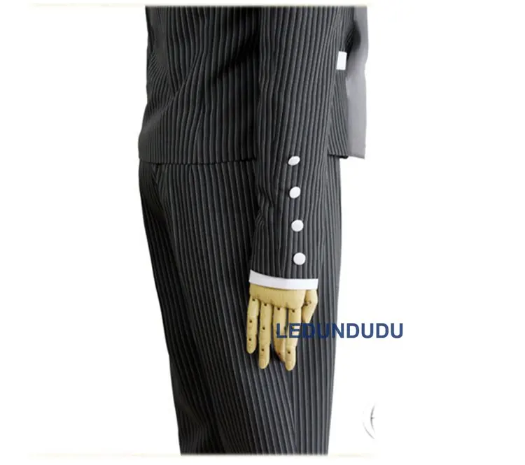 Игра Danganronpa V3 Killing Harmony Saihara Shuichi Косплей Костюм детектива мужские наряды мальчики школьная форма набор для Хэллоуина