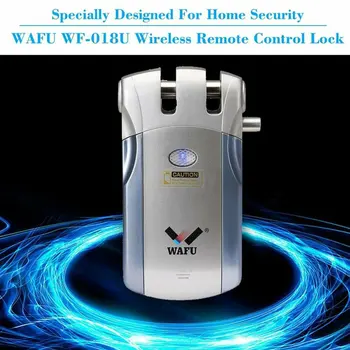 

New Wireless Remote Control Electronic Lock Invisible Keyless Entry Door Lock 433mHZ Controllers Phone APP Control