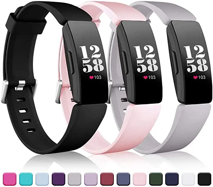 3pack Strap For Fitbit inspire Band For Fitbit inspire HR Straps Silicon Soft TPU Bracelet For Fit Bit inspire Accessories 