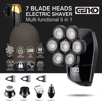 GENKO New Shaver For Men 7D Independently 7 Cutter Floating Head Waterproof Electric Razor Wet And Dry Trimmer For Man 2