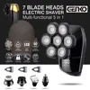 New Shaver For Men 7D Independently 7 Cutter Floating Head Waterproof Electric Razor Rechargeable Multifunction Trimmer For Men 4
