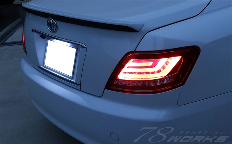 Задний фонарь для автомобиля Toyota Mark X 2005-2009 рейз задние фонари светодиодные противотуманные фары DRL дневные ходовые огни тюнинг автомобильные аксессуары