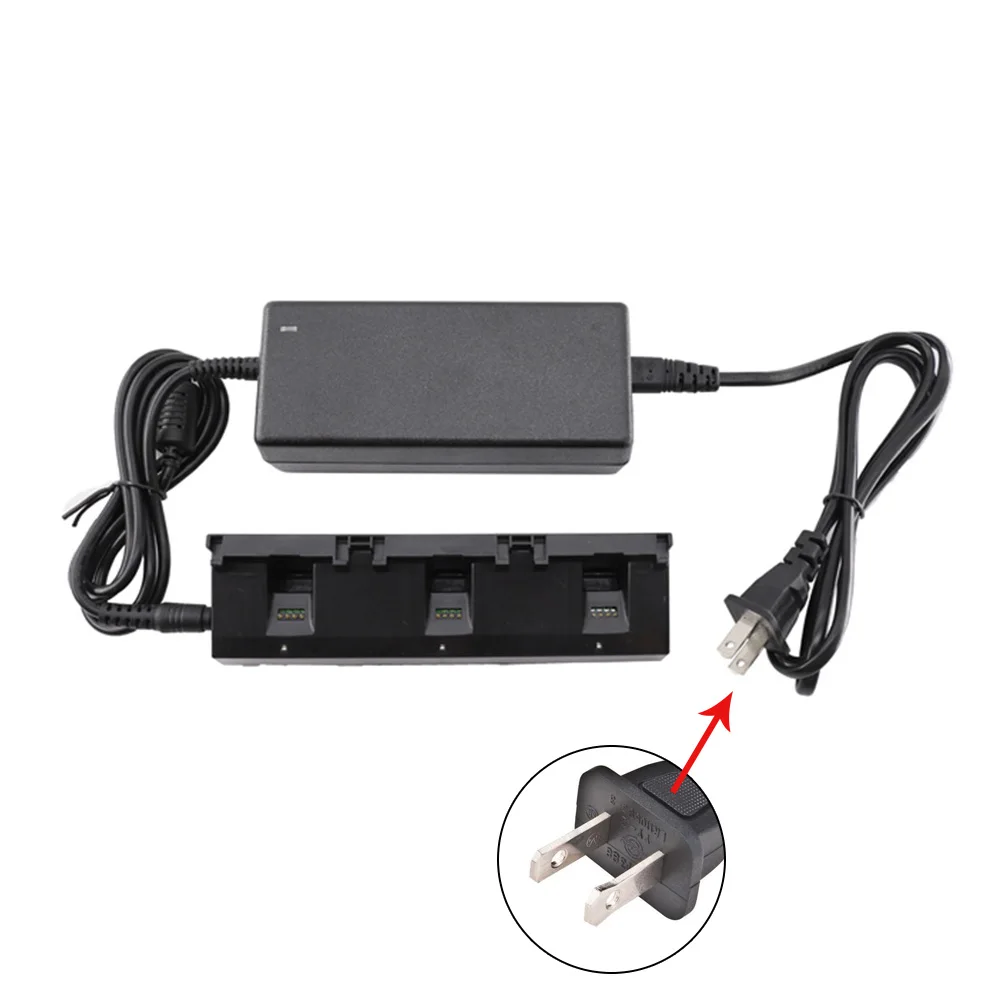 

Portable Durable Accessories Black 3 Port With Adapter Protection Fast Balance Charger Quadcopter For Parrot Bebop Drone 3.0