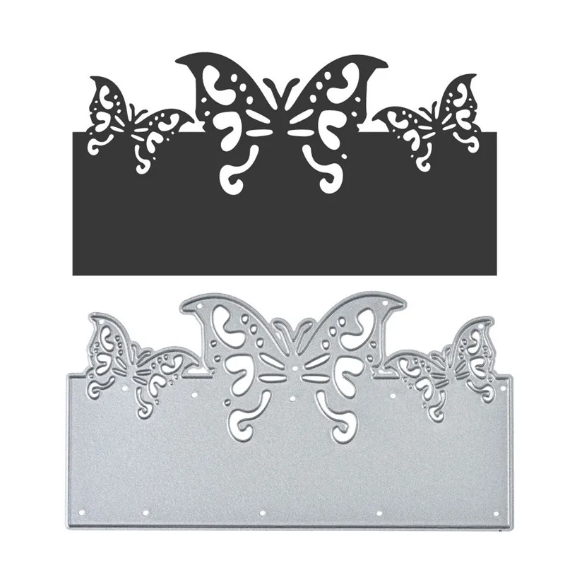 

Naifumodo Butterfly Boder Dies Metal Cutting Dies for Card Making Scrapbooking Dies Embossing Stencil Craft Frame Dies