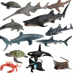 Моделирование морской жизни фигурка коллекционные игрушки Морская Черепаха экшн-фигурки животных детские пластиковые цементные животные