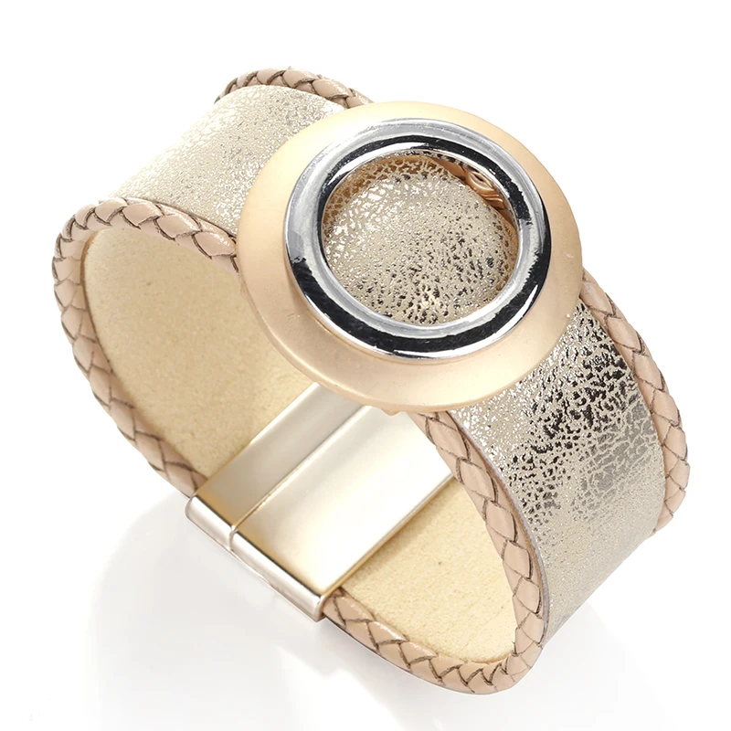 E190129P编织圆形配件手镯 (6)