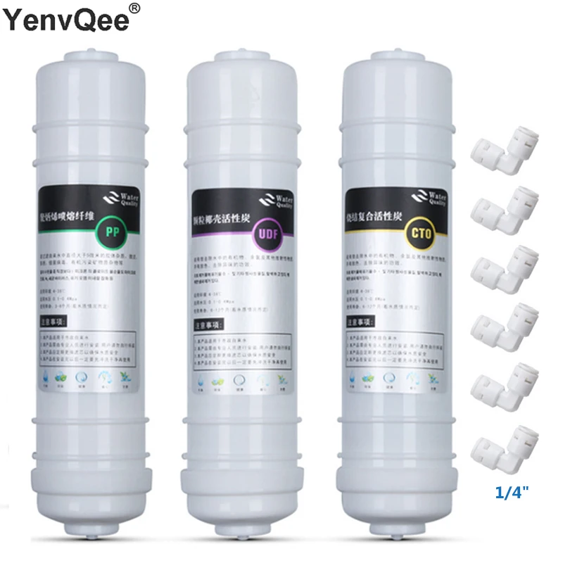 Bloco de Carbono Ppf + Filtro de Carvão Udf + Cto Cartucho de Filtro de Água para 5 Micron Ativado Granular Filtro Fase Osmose Reversa 1