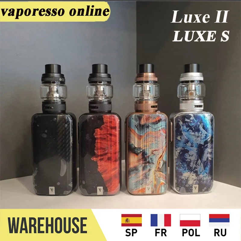 Оригинальный 220 Вт Vaporesso LUXE S с 8 мл SKRR Tank / Luxe II TC Kit NRG электронная сигарета Vape