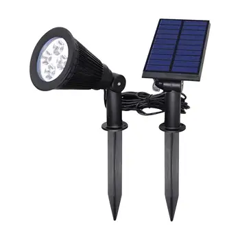 

Solar spotlight reflector for outdoor garden garden 7 LED adjustable 7 Color in 1 wall lamp Landscape light for Patio Decoration