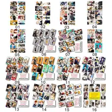 Ensemble de 10 pièces Anime Haikyuu!! Autocollants de cartes à chiffres, carte IC, pâte à jouets pour enfants, autocollant de carte lisse pour carte de Bus, carte bancaire, décoration