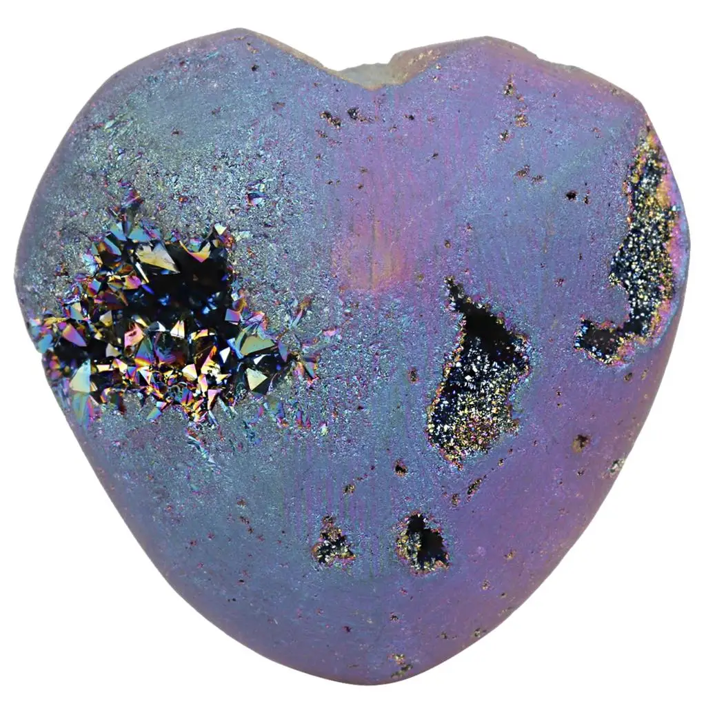 TUMBEELLUWA Love Heart Shaped Stone Agate Healing Stone Ornaments For Decoration Home Room Decor Gift