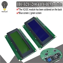 IIC/igc/TWI 2004 серийный синий зеленый ЖК-модуль с подсветкой для Arduino UNO R3 MEGA2560 20X4 LCD2004