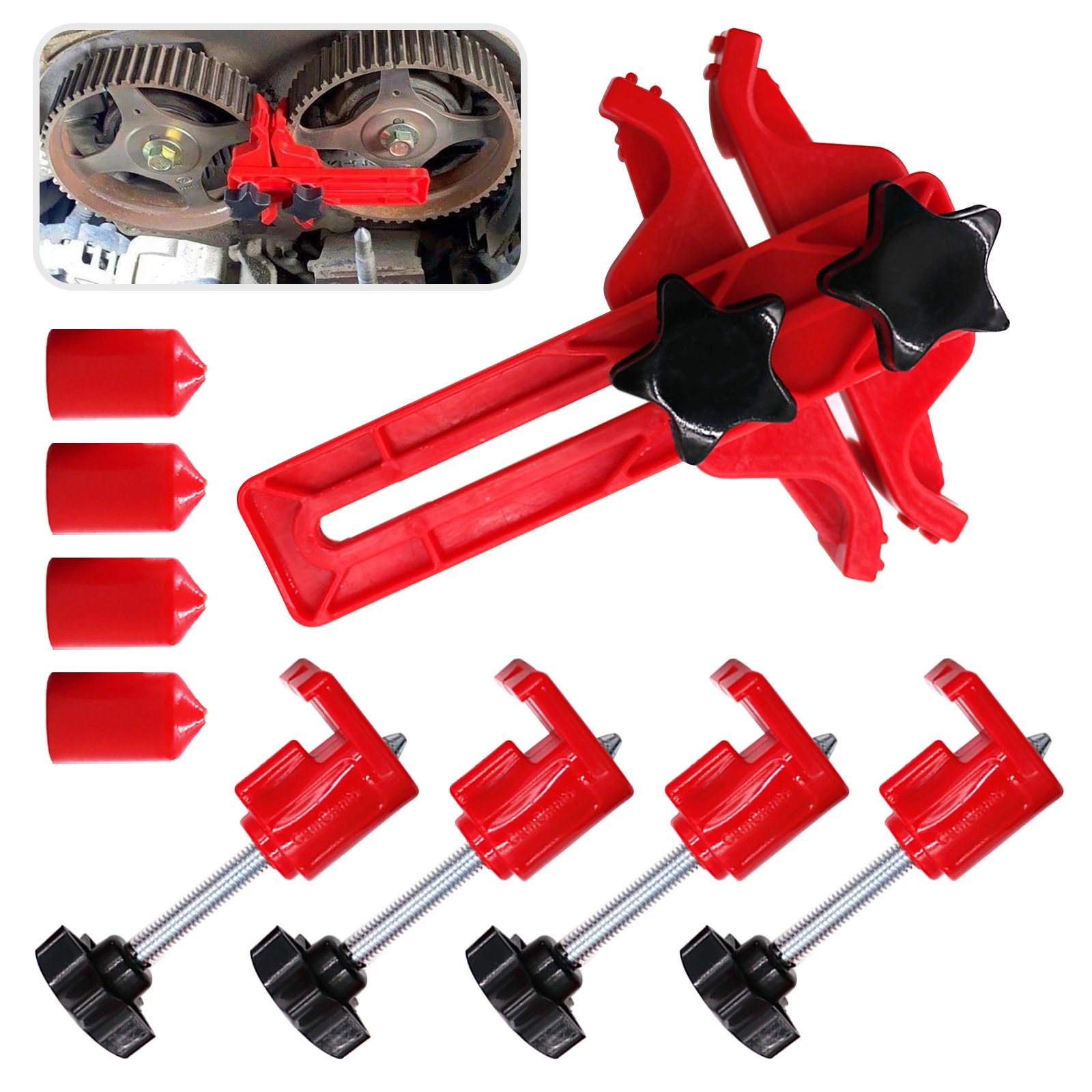 5 Pcs Universal Cam Camshaft Lock Holder Durable Car Engine Cam Timing
