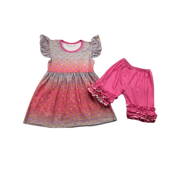 

girls summer watermelon outfits cute 2pcs set