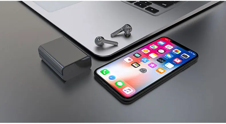 696 мини TWS Bluetooth наушники HIFI гарнитура с сенсорным управлением спортивные Беспроводные наушники с двойным микрофоном 2500 мАч зарядная коробка