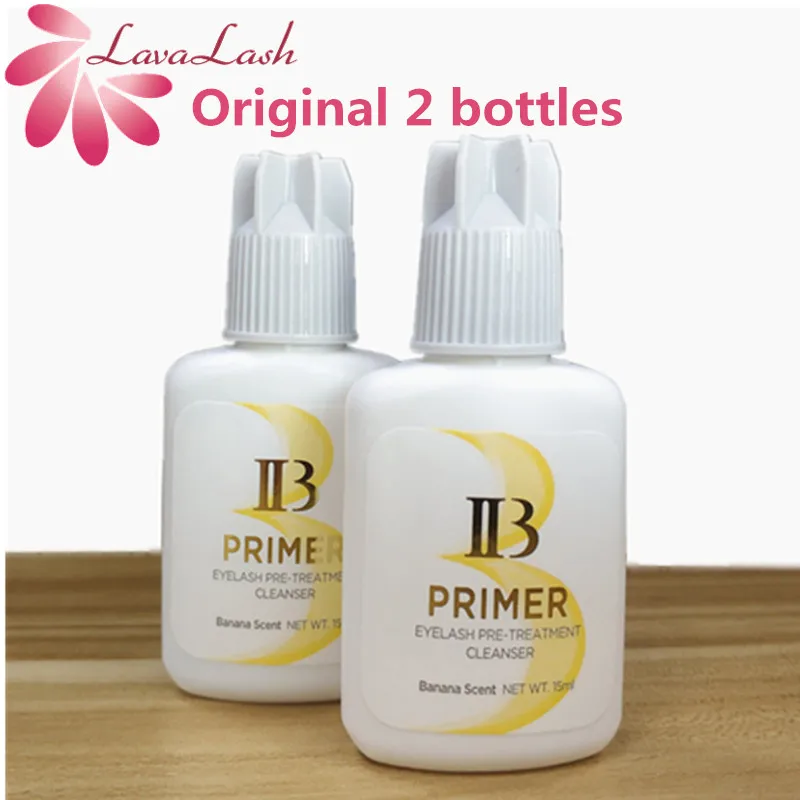 Профессиональный 2 бутылки/лот ibeauty праймер для наращивания ресниц клеевой