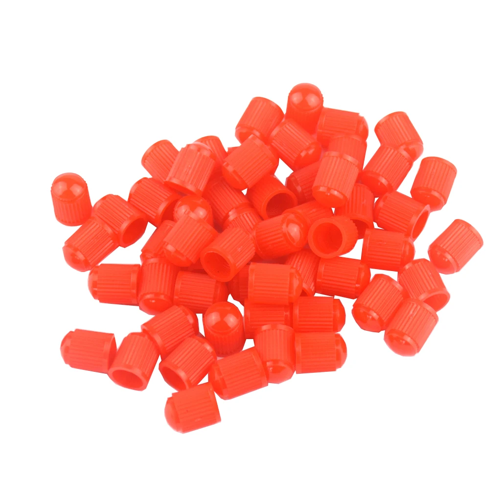 100x Plastic Car Bike Motorcycle Truck wheel Tire Valve Stem Caps HOT