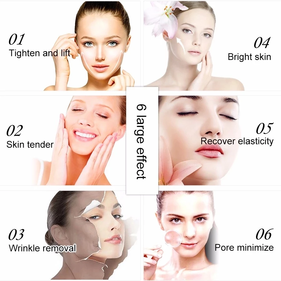 Home Use RF Skin Rejuvenation Whitening Machine Face Lifting Tender Galvanic Spa Anti Wrinkle Micro Current Beauty Device