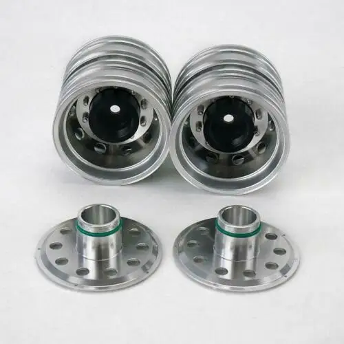 LESU металлические задние колеса Ступицы W-2054 для 1/14 RC DIY Tmy тягач самосвал TH15248