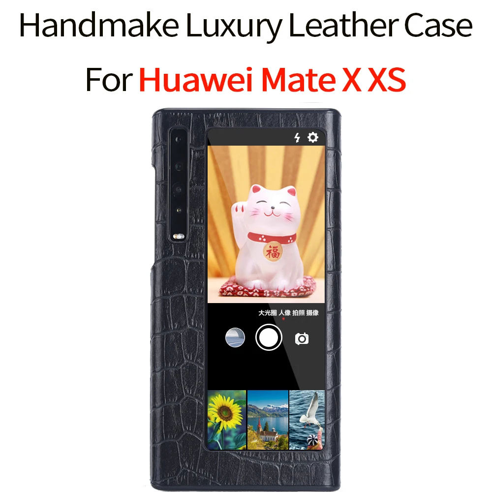 Original Luxury Genuine Leather Case For Huawei Mate XS X 5G Cover Handmake Cases | Мобильные телефоны и аксессуары