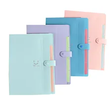 Новые поступления A4 Размер 5 карманная бумажная папка для документов сумка для документов расширяющийся кошелек школьные офисные канцелярские принадлежности Принадлежности для документов