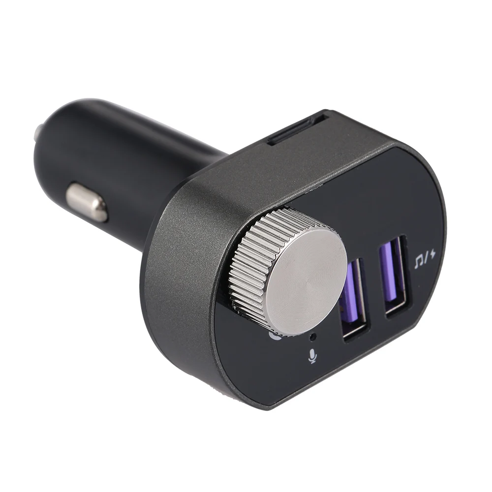 Автомобильный Mp3 музыкальный плеер Bluetooth приемник fm-передатчик двойной USB зарядное устройство Поддержка TF карта U диск музыка Hands-free вызов с микрофоном