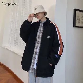 

Plus Size Men Jacket Oversize Pockets Long Coat Mens Jackets and Coats Korean Style High Fashion Streetwear Males Clothes Daily