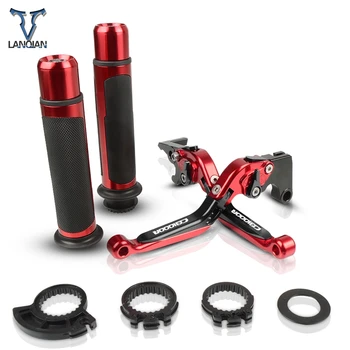 

Motorcycle Accessories CNC Adjustable Brake Clutch Levers And Handle Grips With LOGO For Honda CB1000R 2018 2019 2020