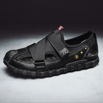 

Top Sales Men Shoes Covered Toes Comfortable Casual Beach Sandals Breathable Summer Sandals Men Plus Size Waterproof New