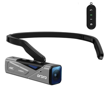

ORDRO EP7 4K Video Sport Camera Digital Camcorder UHD 30Fps Head Wearable Anti-Shake IP65 Waterproof Camera with Remote