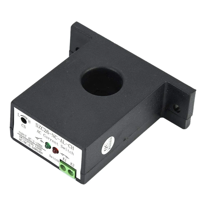 

SZC26-NC-AL-CH Self Supply Adjustable Normally Close AC Current Sensing Switch AC 1-100A