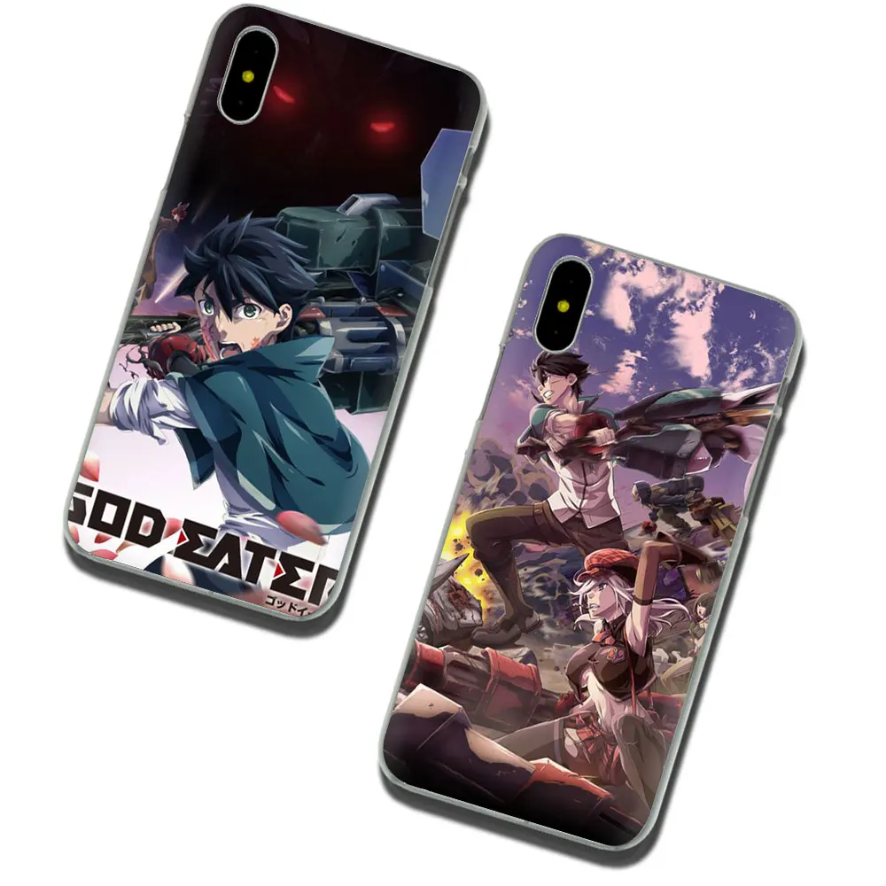 God Eater Cartoon Iphone Se 5 5s 5c 6 6s Plus 7 8 Plus X Xs Xr 11 Pro Max Hard Phone Cover Case Half Wrapped Cases Aliexpress