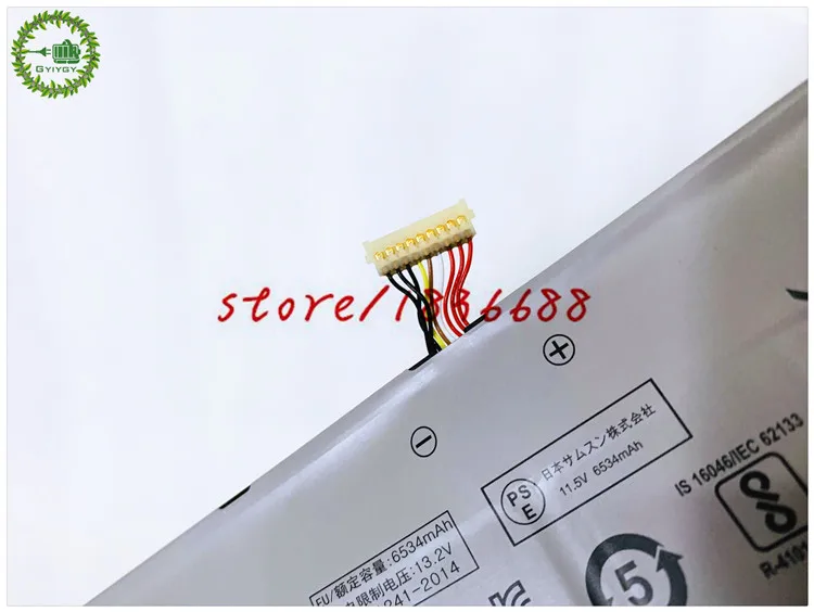 75Wh AA-PBTN6EP аккумулятор для samsung notebook 9 NP900X5T, NP900X5T-X01US, 900X5 T, 900X5T-X78L, 900X5T-X01, 900X5T-X02 Series