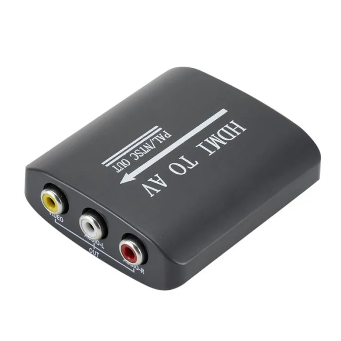 HDMI к 3RCA AV CVBS конвертер Композитный S-Video R/L аудио адаптер Upscaler PUO88