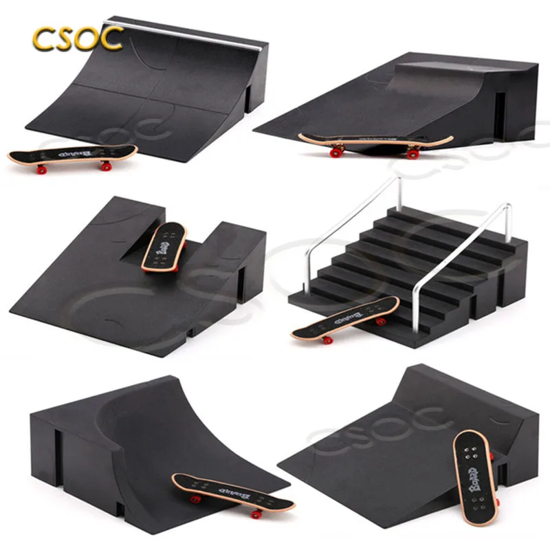 

CSOC Ultimate Skate Parks Ramp Parts for Fingerboard Finger Board Boys Games Adult Novelty Items Children Mini Toys Dropshipping