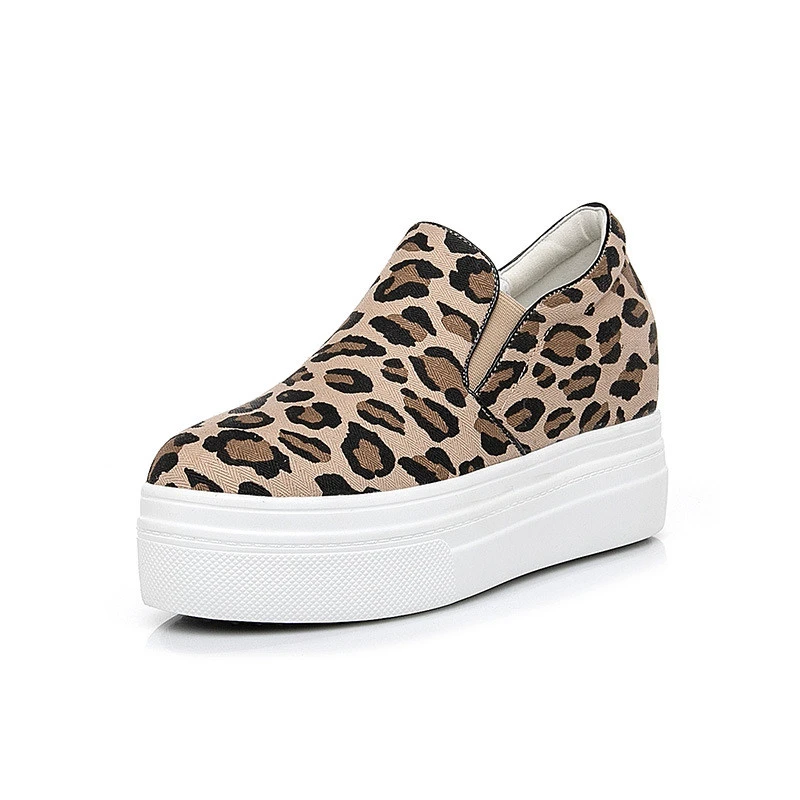Leopard platform sneakers Clearance