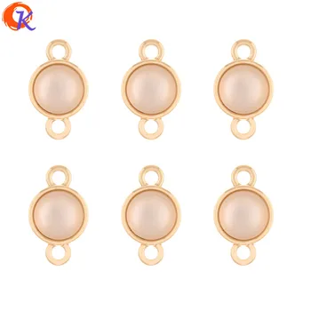 

Cordial Design 100Pcs 10*16MM Jewelry Accessories/DIY Earring Making/Connectors/Cat Eye Effect/Hand Made/Charms/Earring Findings