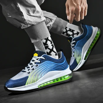 

2020 New Luxury Jogging Sneakers For Men Air Cushion Gym Shoes Mens Plus Size Men Athletic Footwear Discount Running Shoes Man